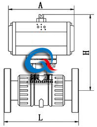 氣動(dòng)塑料球閥 (法蘭) 